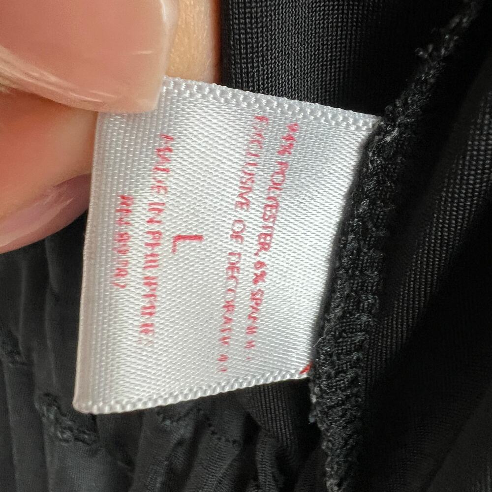 Josie Natori Black Robe Leopard Print Open Front … - image 8